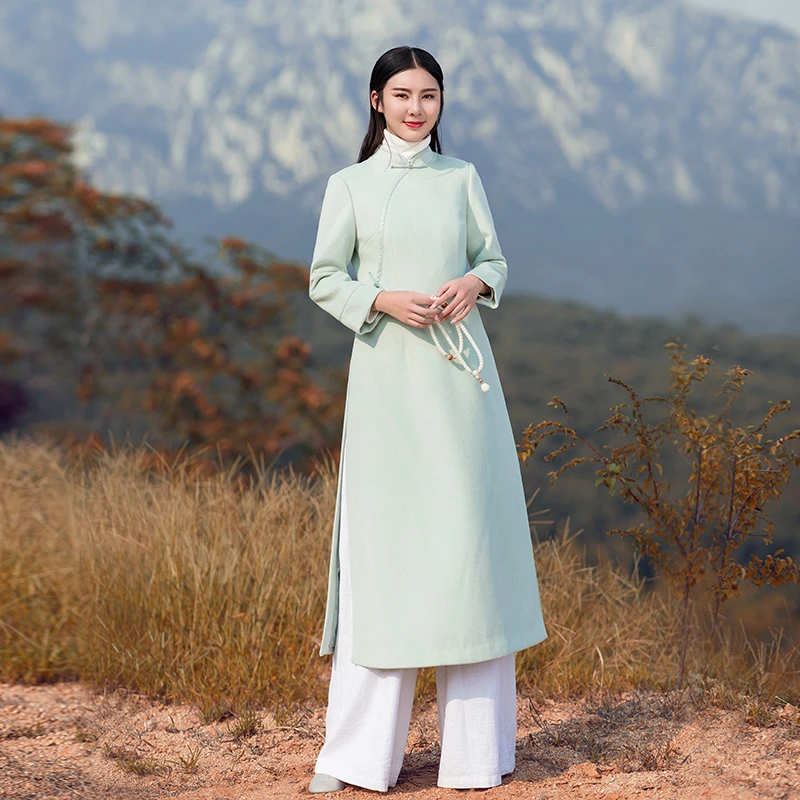 QF20190913  新中式国风连衣裙