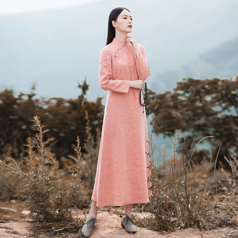 【QF20200701】新中式连衣裙