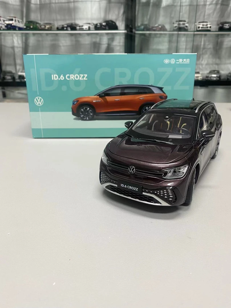 1:18一汽大众新能源ID.4/ID.6合金材质SUV仿真收藏版汽车模型