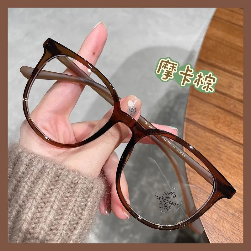 素颜超轻眼镜近视女可配有度数韩版专业配眼镜圆脸显脸小眼睛架潮