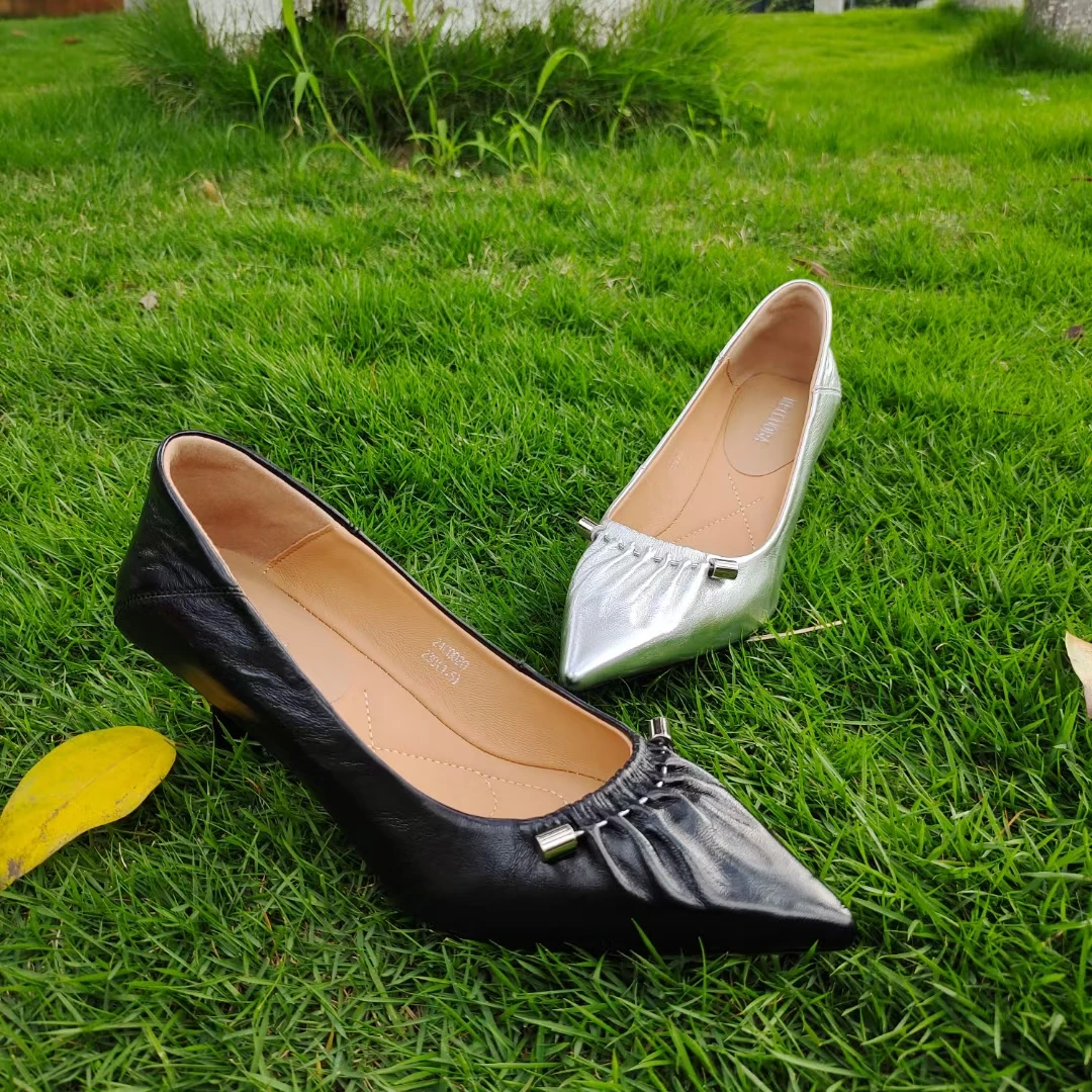 时尚尖头高跟气质百搭单鞋【美罗巴】