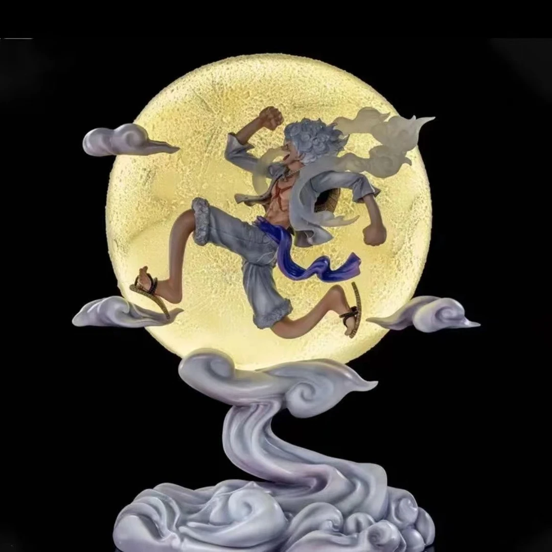 直播间一模一样的奔月尼卡路飞海贼王手办五档模型可发光摆件礼物