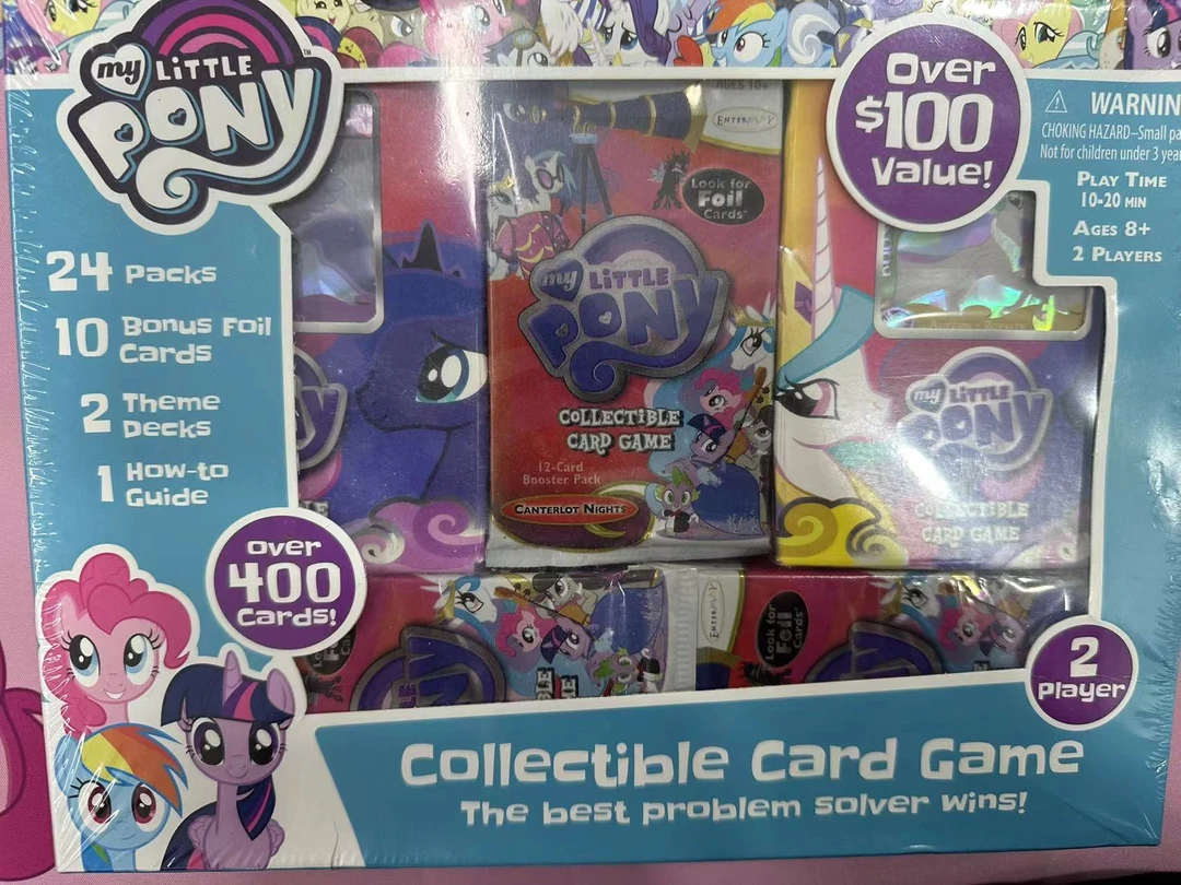 国潮玩具【拆盒】小马宝莉美版中心城超值礼盒 卡牌盲盒拆卡