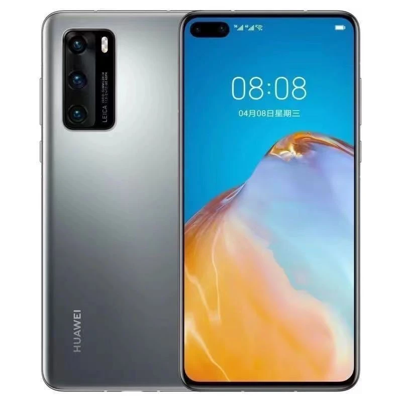 99新 HUAWEI/华为  正品华为P40全网通5G手机麒麟990三摄二手银色