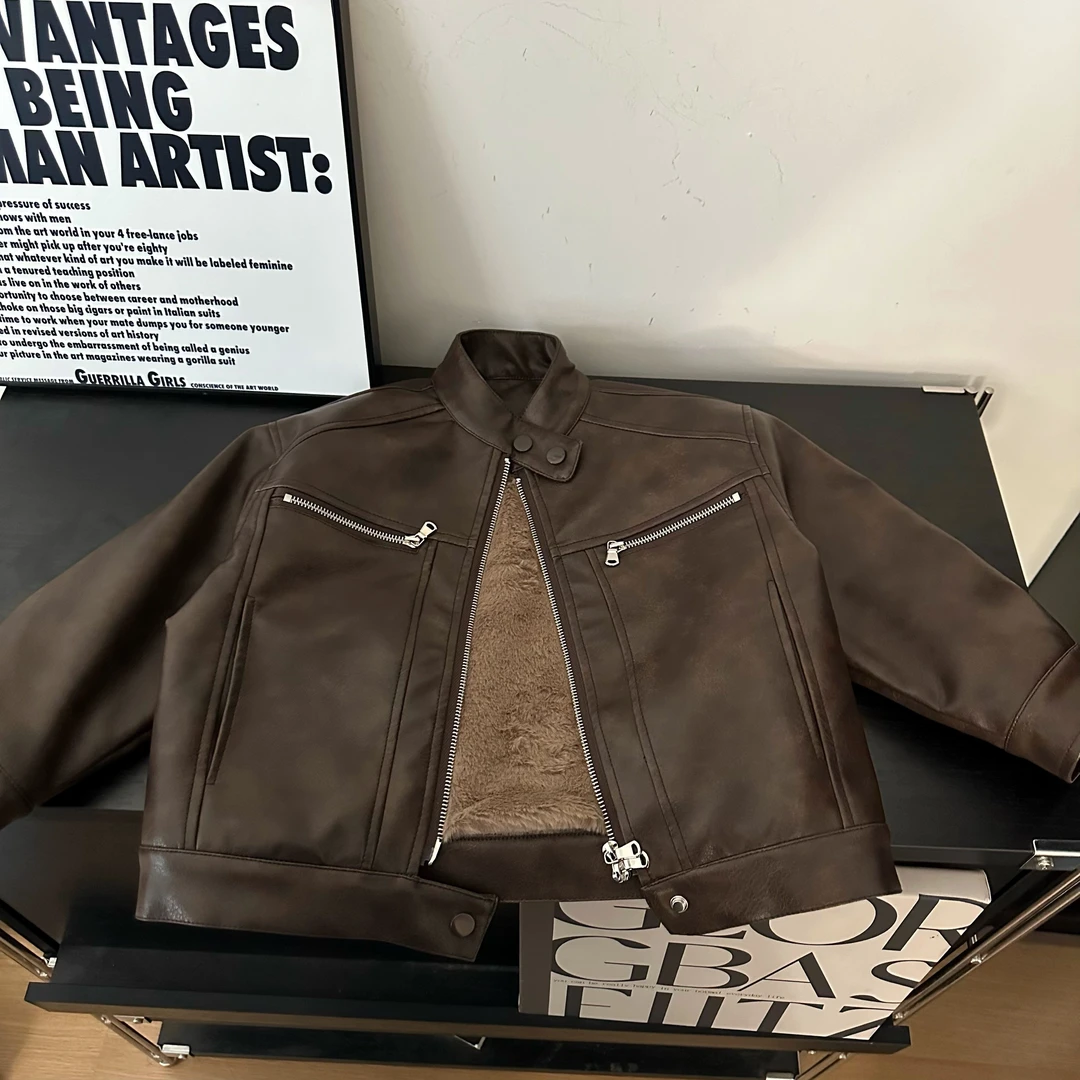 【卡布奇诺】冬季儿童保暖皮衣