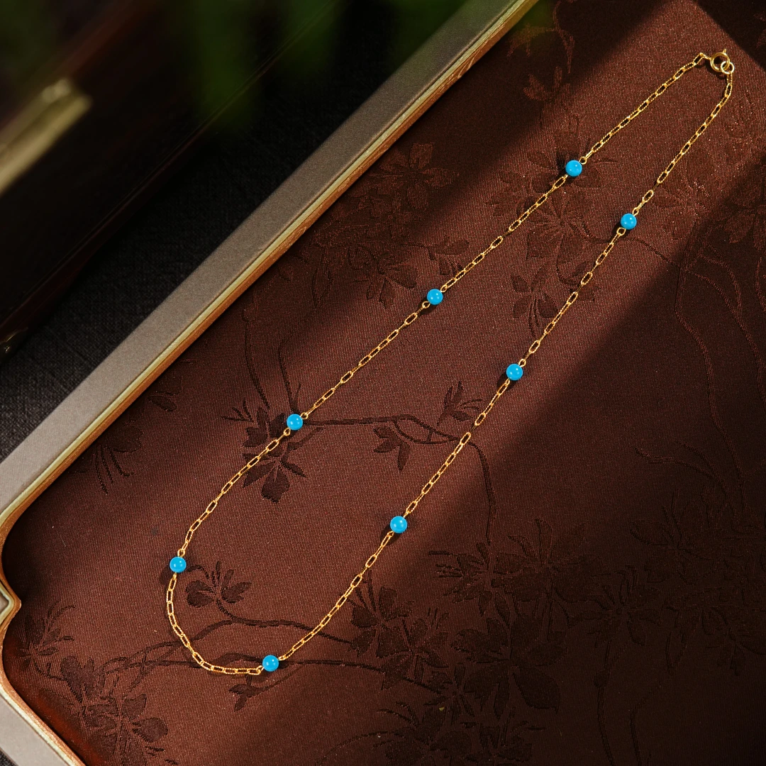 左边珠宝丨 绿松石项链（c798）