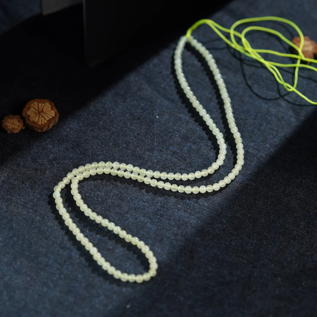 【左边婷姐】和田玉多圈手串（Z1946）