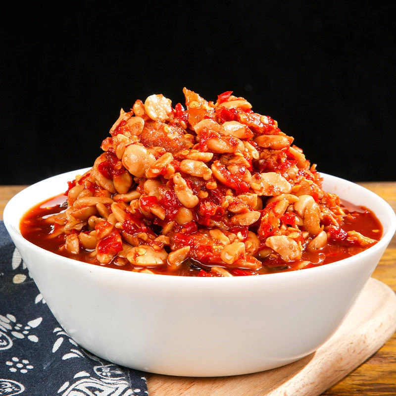 湖北监利正宗尺八豌豆酱豆瓣调味酱香辣炒菜鲜辣味850g大瓶