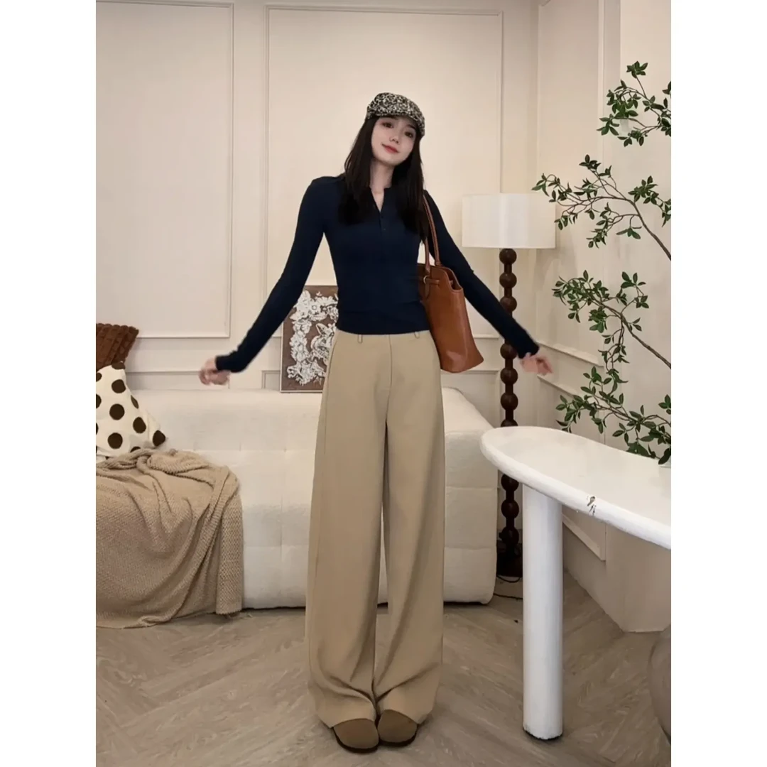 12.21大促 自留四色/高个子女装 打底长袖上衣多扣修身显瘦 Au072