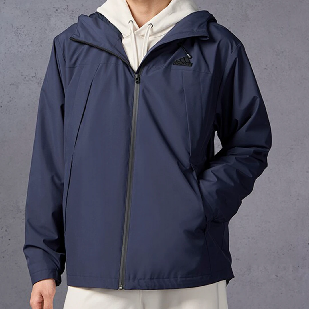 Adidas/阿迪达斯~~官方正品V WOVEN JKT通勤男连帽夹克外套JF0963