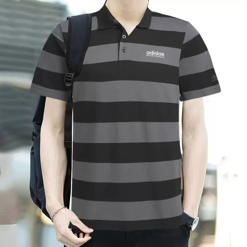 Adidas/阿迪达斯~~正品新款男士运动时尚休闲短袖POLO衫 JI9057