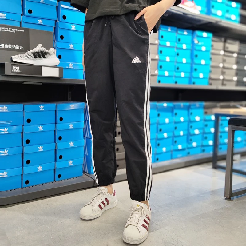 Adidas阿迪达斯速干裤女裤子长裤夏季新款正品透气运动裤子HC9155