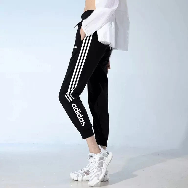 Adidas/阿迪达斯女裤夏 neo 运动裤休闲裤时尚外穿薄款裤子H61986