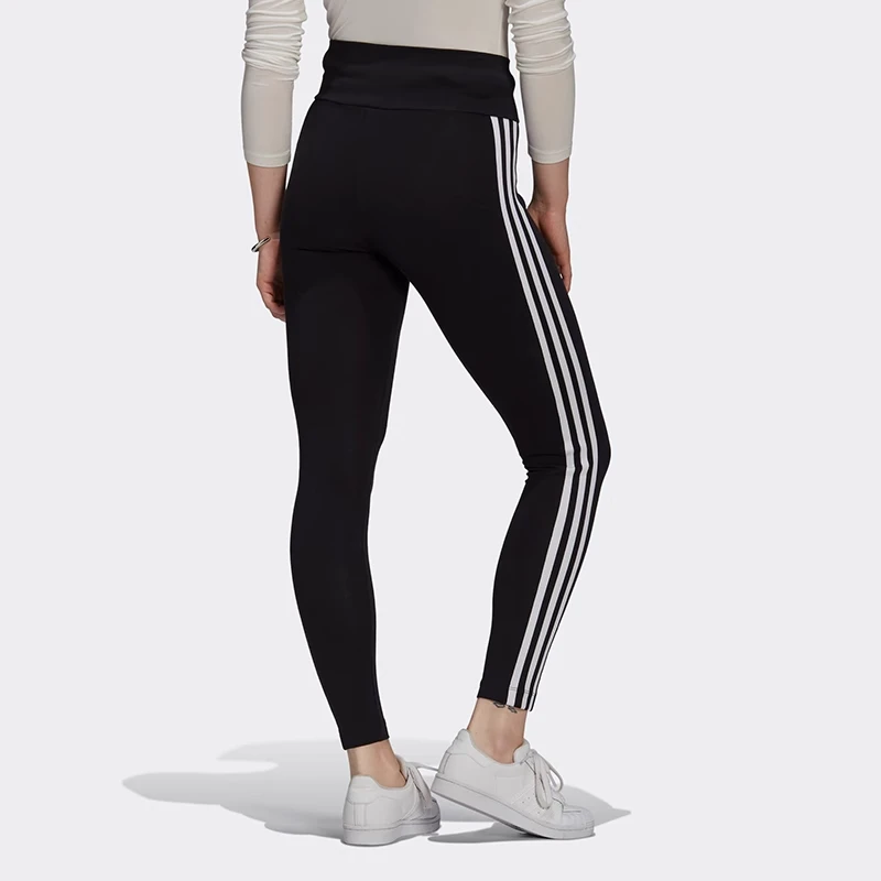 Adidas阿迪达斯三叶草HW TIGHTS女子户外训练运动休闲长裤 GT8461
