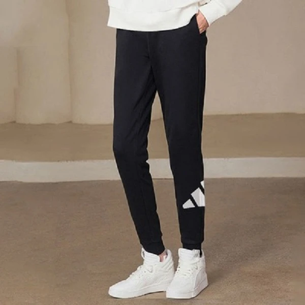 Adidas/阿迪达斯秋冬款青少年大童加绒休闲束脚运动长裤 HI1202