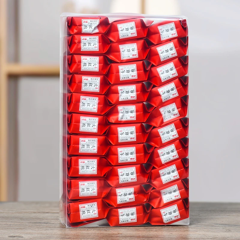 大红袍茶叶福建正宗高山岩茶浓香型碳培乌龙茶新茶独立小包装250g