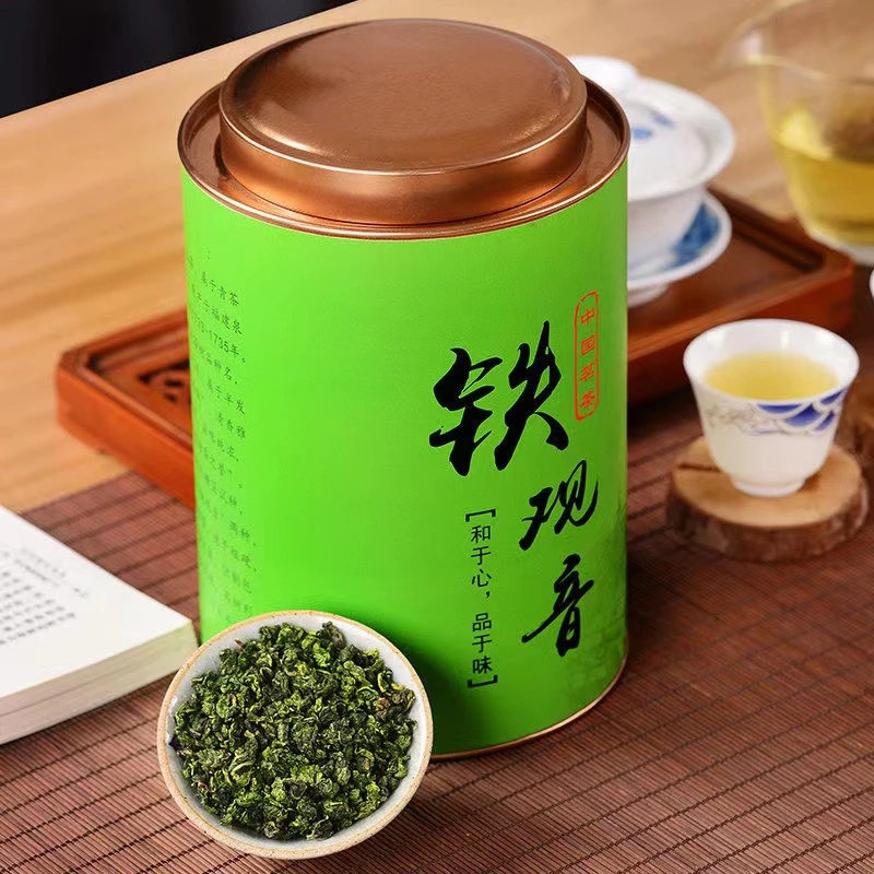 安溪铁观音茶叶清香型高山新茶罐装一斤装500g
