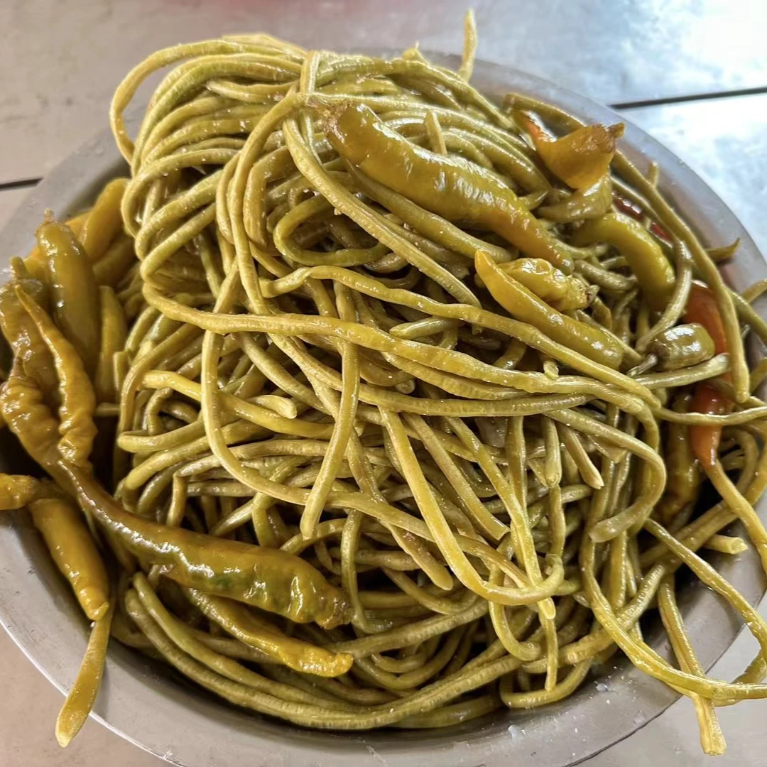 信阳老家泡菜缸腌制酸豆角一袋一斤装两袋包邮味道正宗老家味道