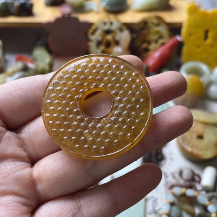 蛇纹石玉颈饰未镶嵌93