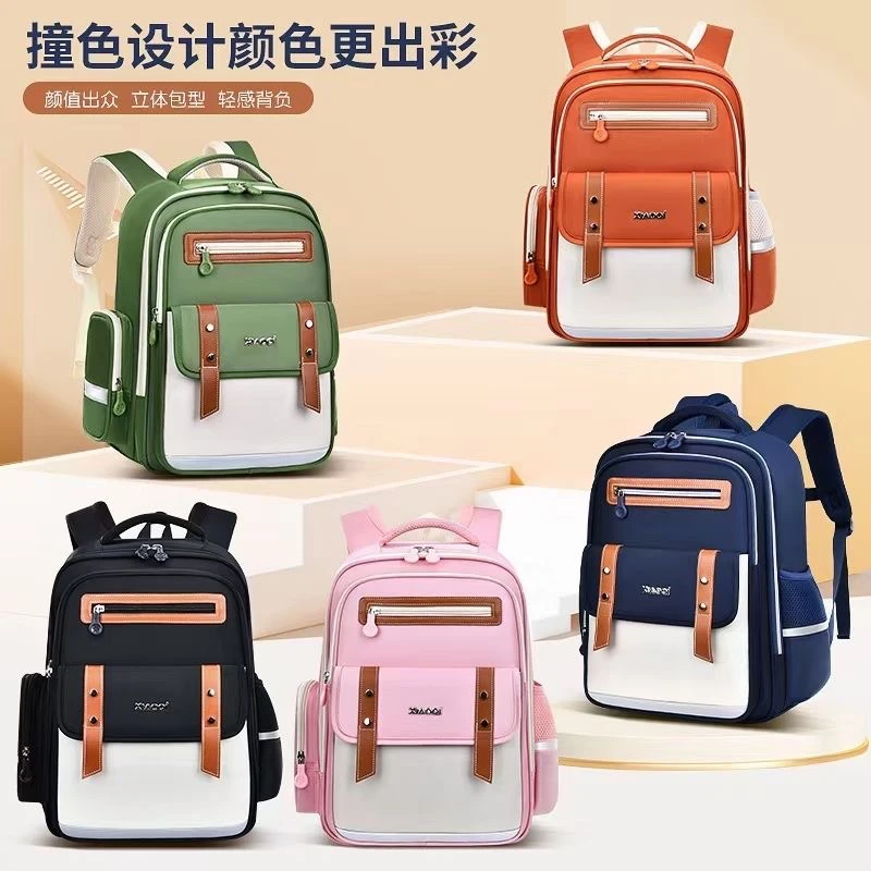 儿童小学生减负减压书包1-2-3-4-5-6年级带腰拖云感减负书包