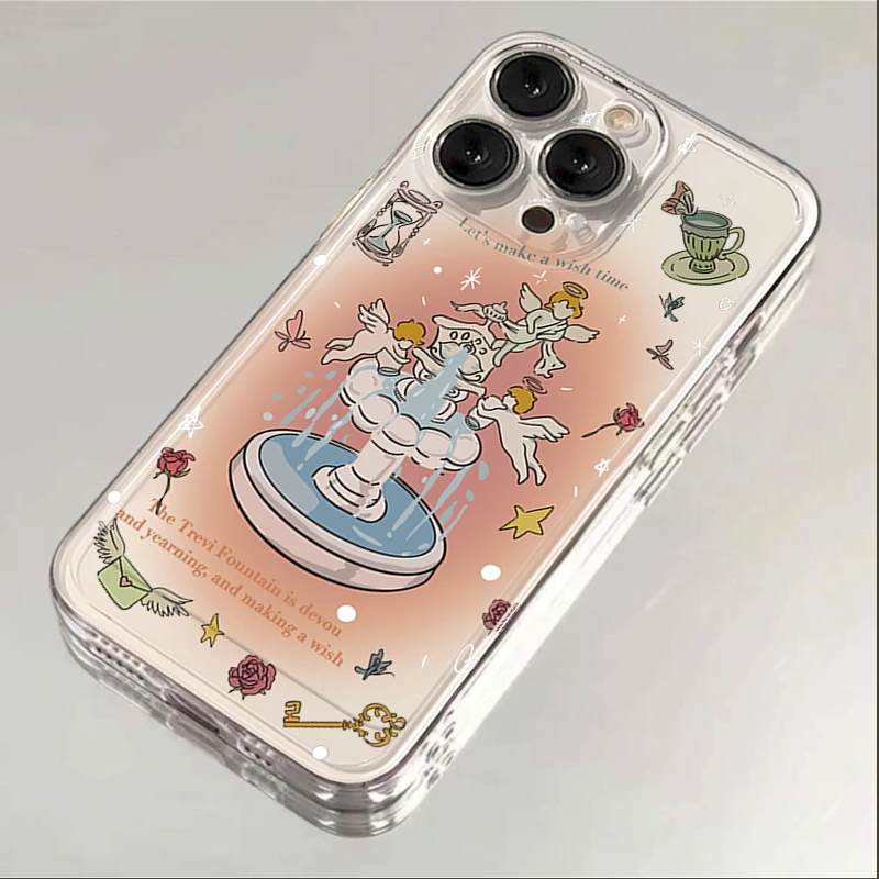 热巴同款iphone15/13/14苹果12手机壳华为vivo小米oppo全包软套女