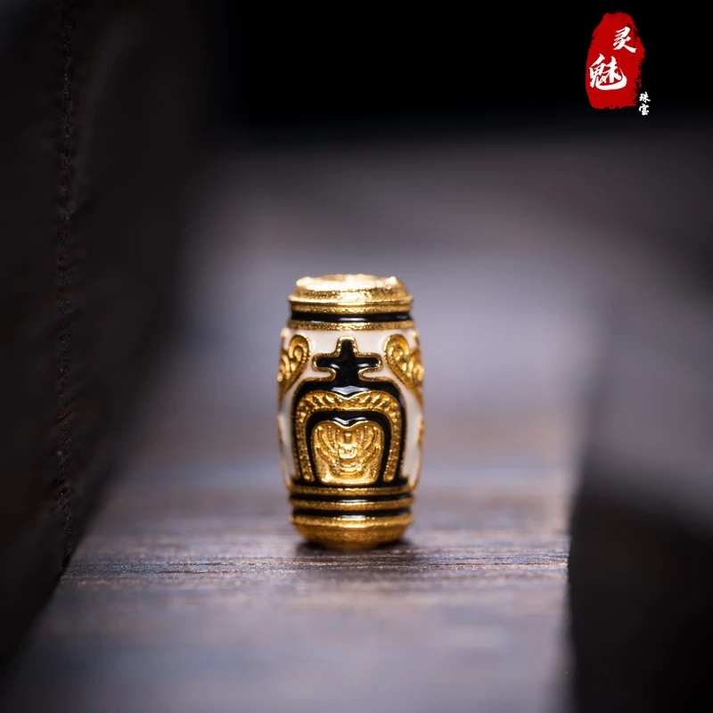 (灵魅）18K金宝瓶桶珠