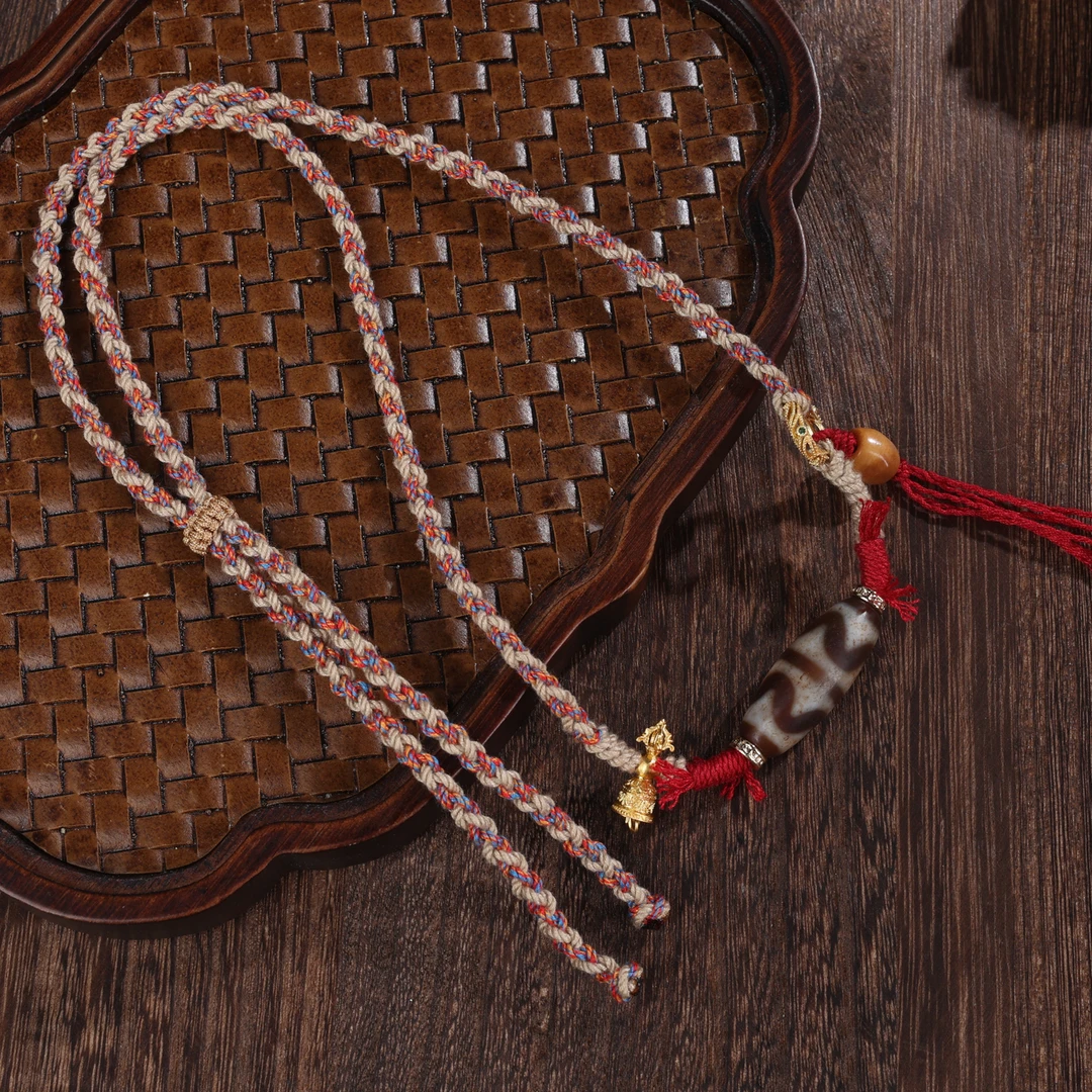 【雯雯】虎牙手工编织珠子男女款项链挂件 多样性发货发一 W2-013