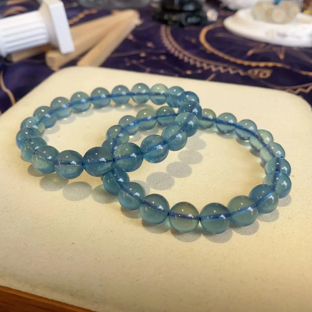 【诗语】海蓝 手串9MM（多样性/发一条）T3-003 J1-291