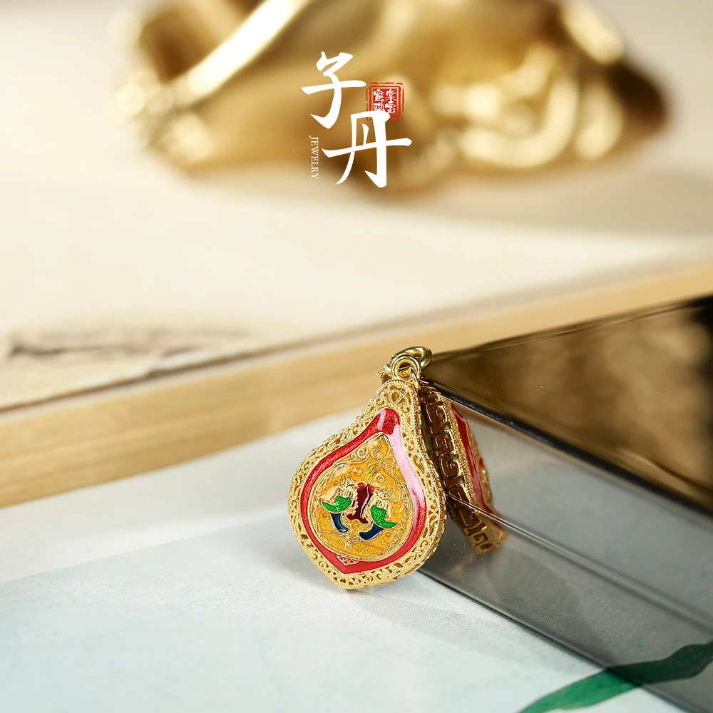 【诗语】18k金吊坠（人缘鸟） T4-043 I5-094