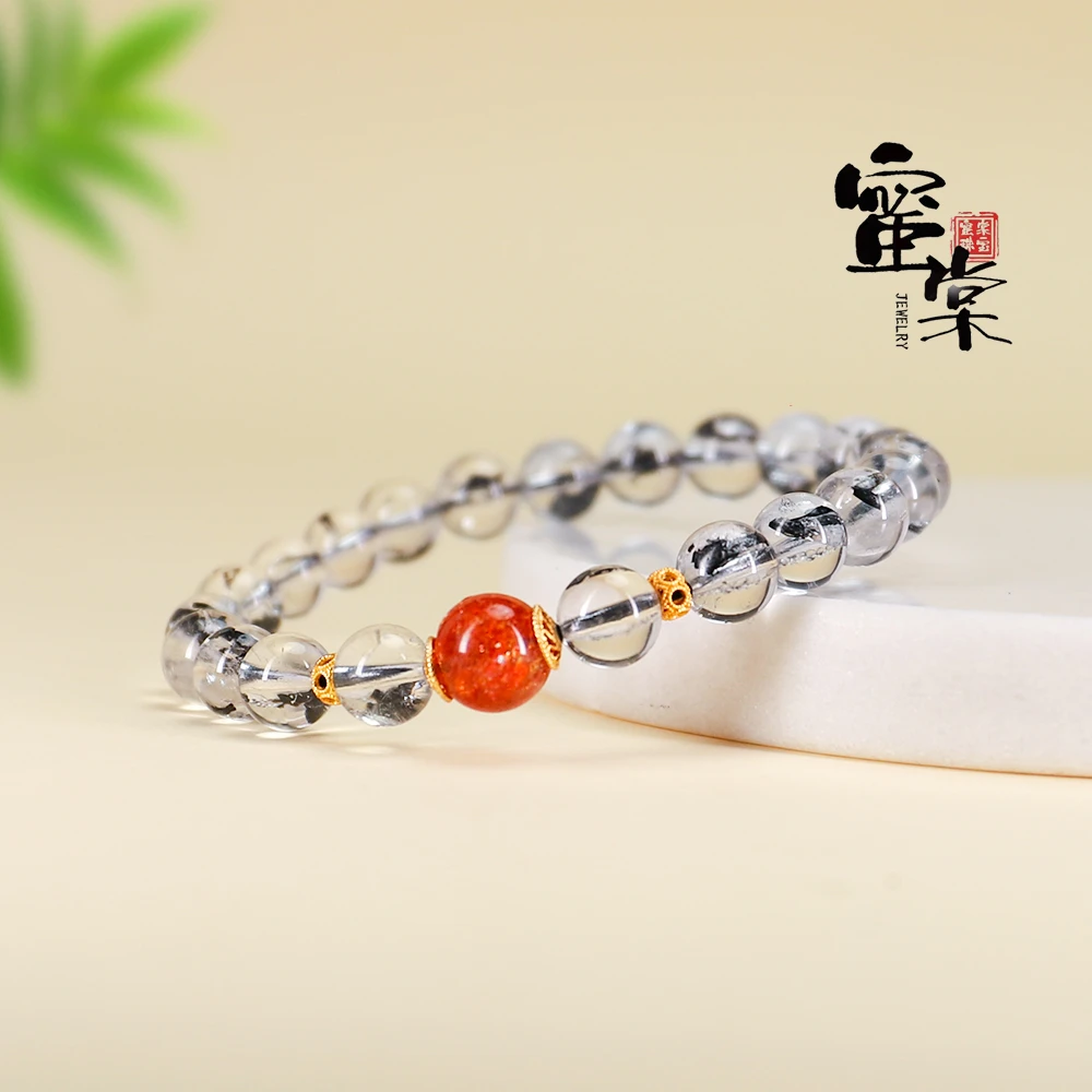 【诗语】【充电宝】天然闪灵钻手串单圈阿鲁沙轻奢气质精美百搭女款