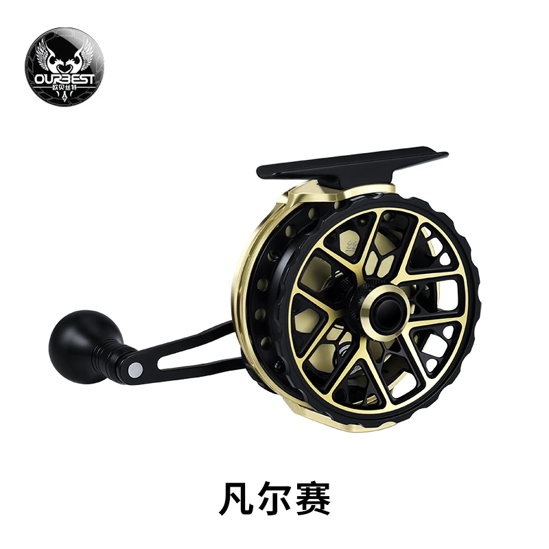 新款欧贝丝特凡尔赛筏钓轮全金属海筏轮冰钓桥筏前打筏轮欧贝斯特
