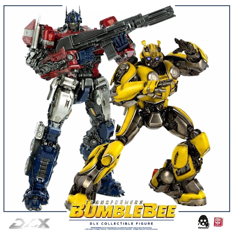 Threezero变形金刚电影DLX擎天柱大黄蜂威震天天火模型合金手办