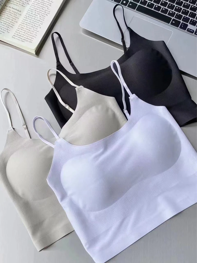 （秋款）猫小主（0026#）舒适简约吊带美背