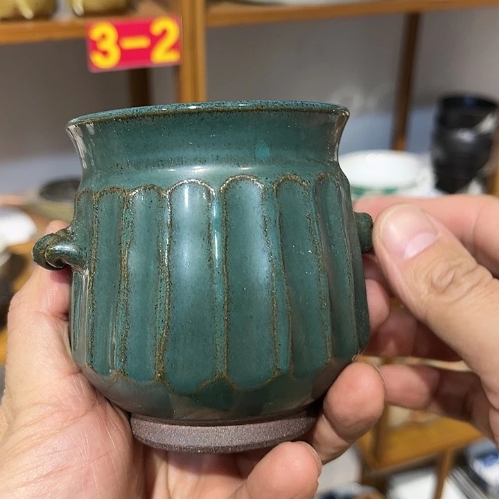 紫砂宇野千代樱花系列有牛毛纹小碟