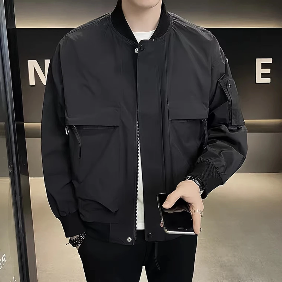 【春季新款 工装夹克】1002-春季新款男士户外休闲个性工装夹克外套