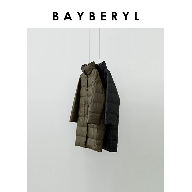 Z7-老贝西檬羽绒*立领保暖中长单排扣皮羽绒服PY4K0515-11/9