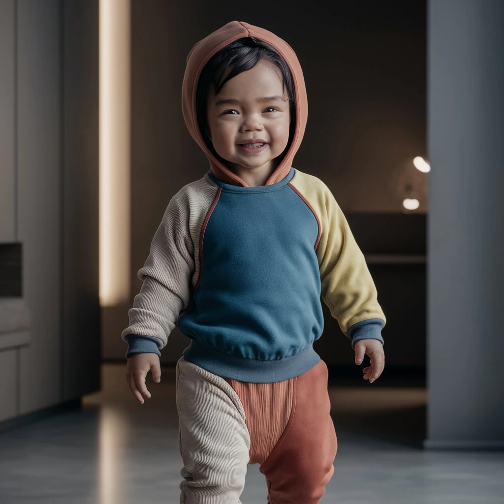 【单卫衣 收到货没有兔子贴纸】，童装可爱百搭时尚套装