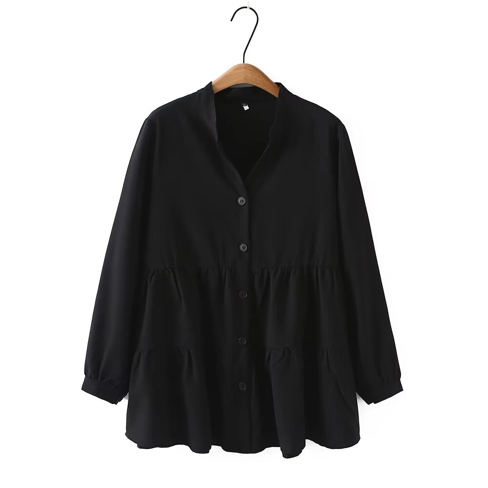 胖妹妹加大加肥显瘦衬衫娃娃衣