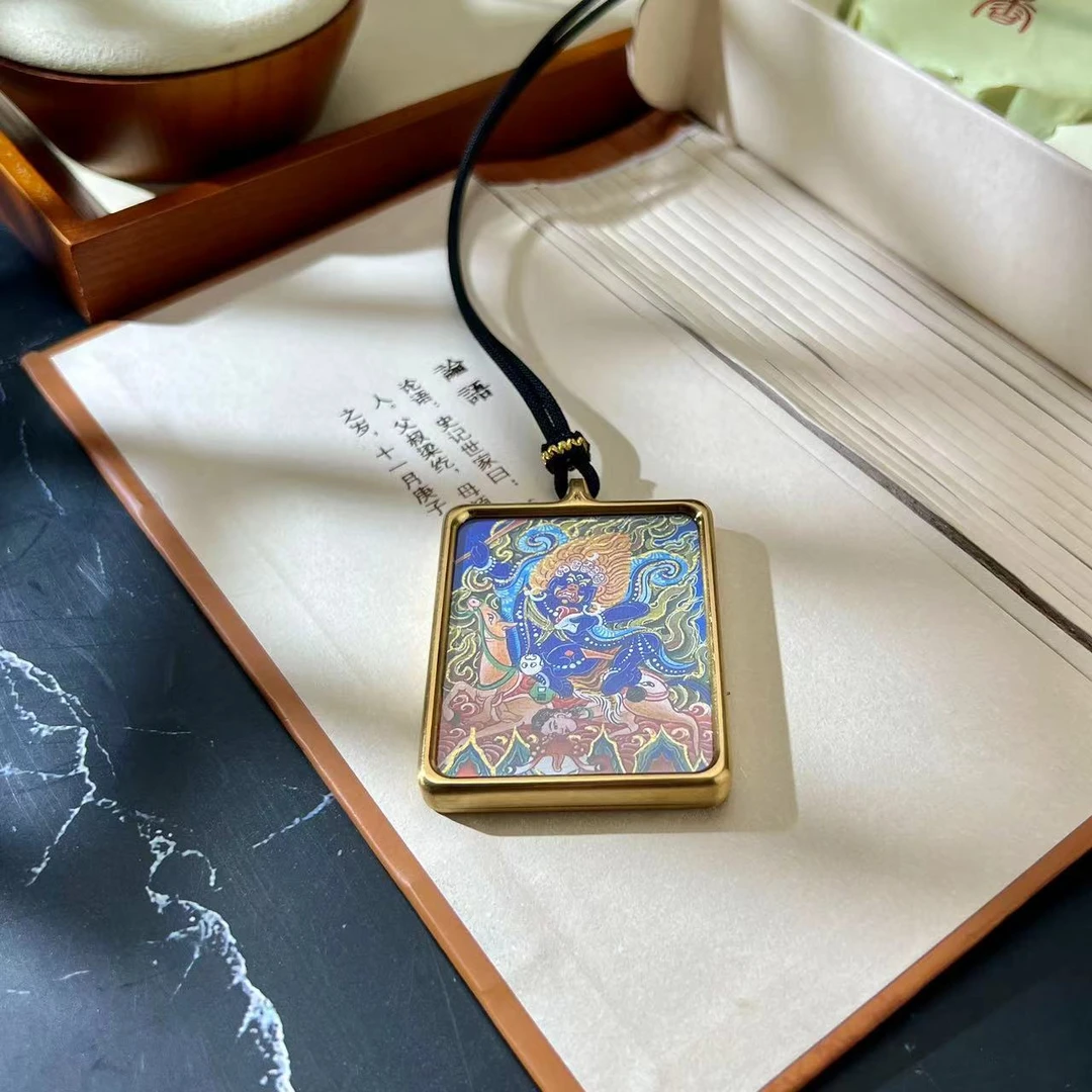 非金属吊坠 扶摇臻选总店|吉祥方牌卡卡吊坠
