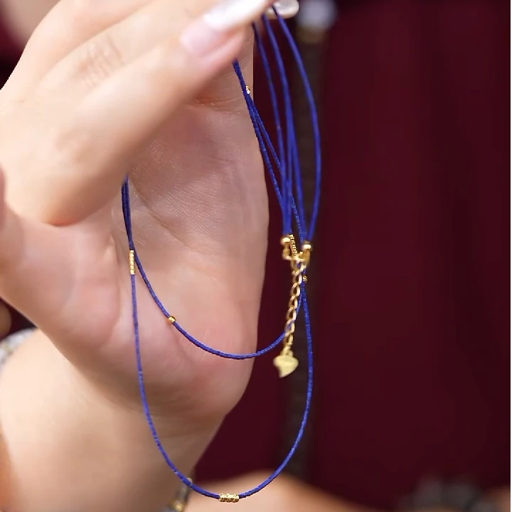 扶摇臻选|青金石银款细项链