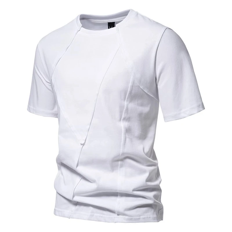 漫威毒液欧美白色T恤男简约原宿纯棉打底衫机车短袖体恤夏季新款