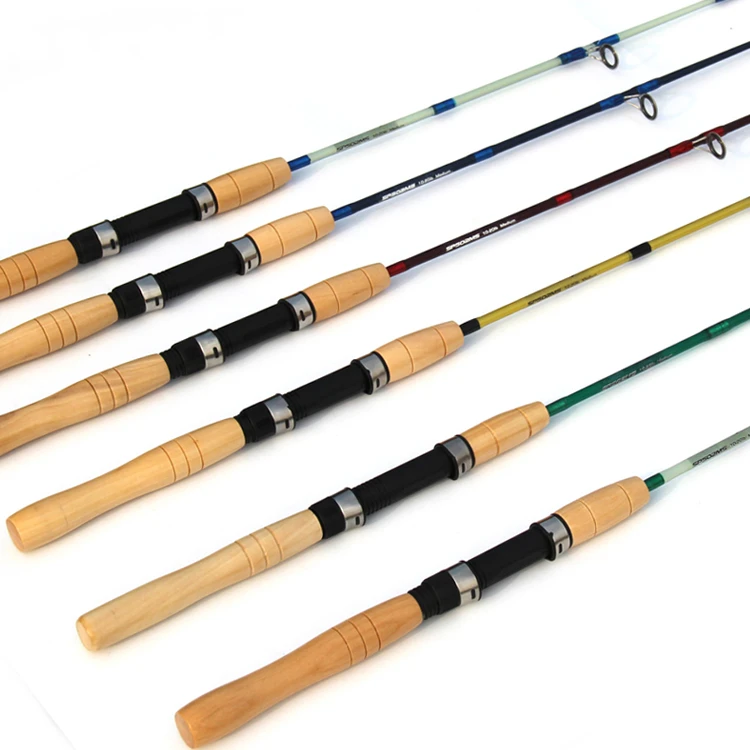 万能马口杆1.5米路亚竿直柄超软UL海竿筏钓竿路滑木柄实心鱼竿