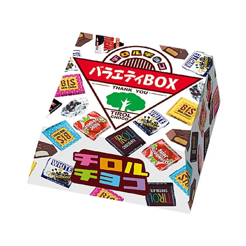 日本进口零食Tirol松尾什锦夹心巧克力礼盒装杂锦喜解馋小食品