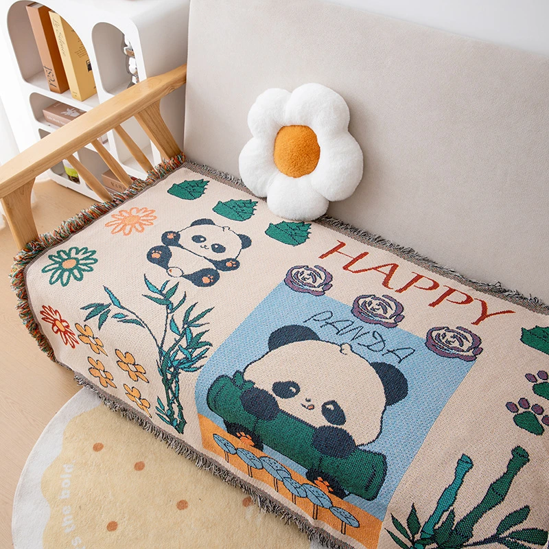 新疆包邮【90*180cm】ins风沙发巾 防滑耐脏高级感沙发垫桌垫多用毯