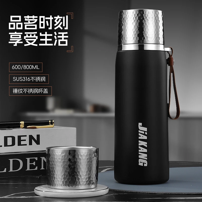 加康商务大容量保温杯316不锈钢男女泡茶水杯户外旅行便携保温杯1