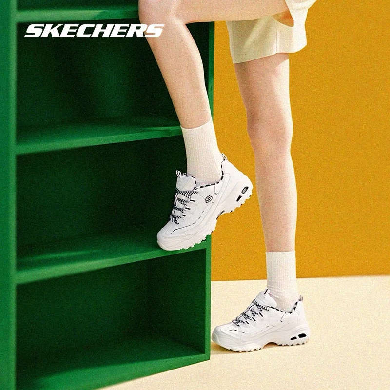 【方块熊】斯凯奇女鞋新款休闲经典熊猫鞋运动厚底老爹鞋潮流