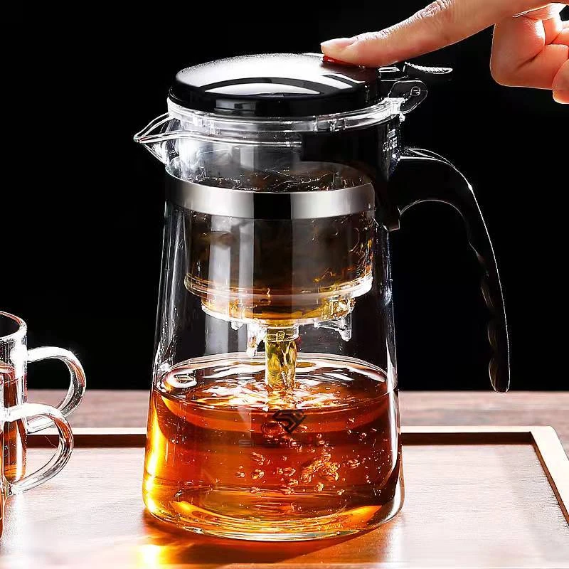 【新疆包邮】耐高温飘逸杯泡茶壶家用茶具一键过滤泡茶杯茶水分
