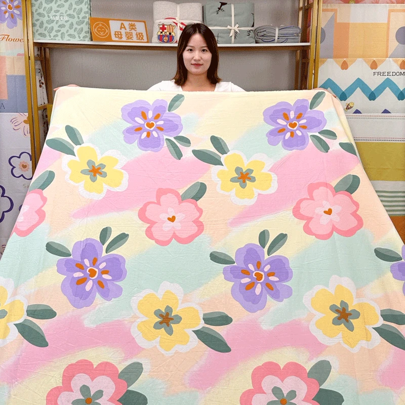 1（大布头带加工）悠若花园 纯棉高支2.5*2.45纯棉大布头