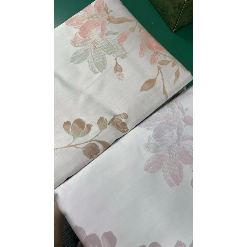 甜宝宝-山茶织梦 高端全棉纯棉色织提花 四件套