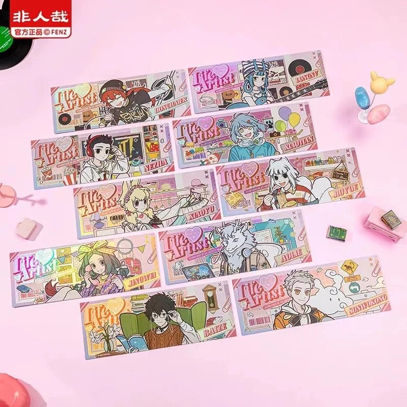 非人哉《生活艺术家》系列 镭射票盲盒 逆向镭射 小玉九月